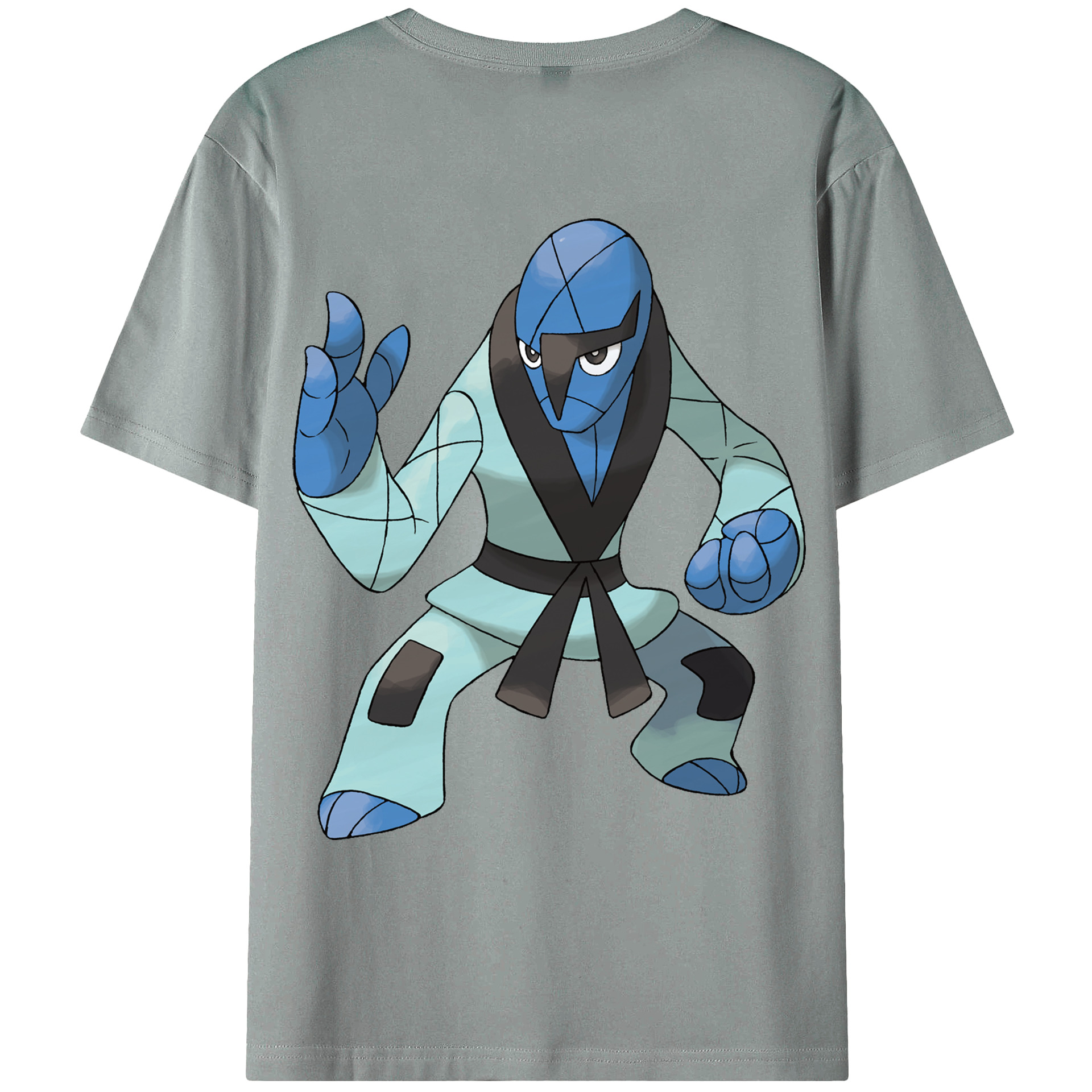 （画像用） ポケットモンスター Pokémon 綿100％ メンズ半袖Tシャツ（バックプリント） 通気性